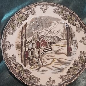 Johnson Brothers England Friendly Village/Sugar Maples Set/2 Bread Plates